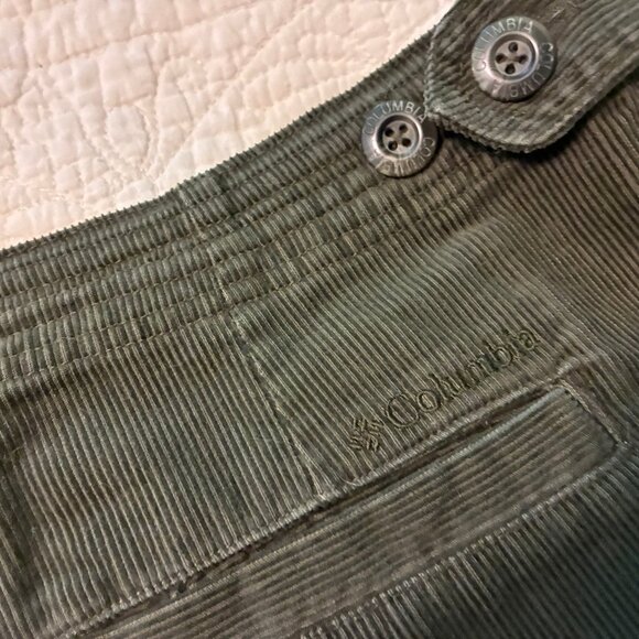 Columbia Green Corduroy Pants 16 NEW - Picture 6 of 16